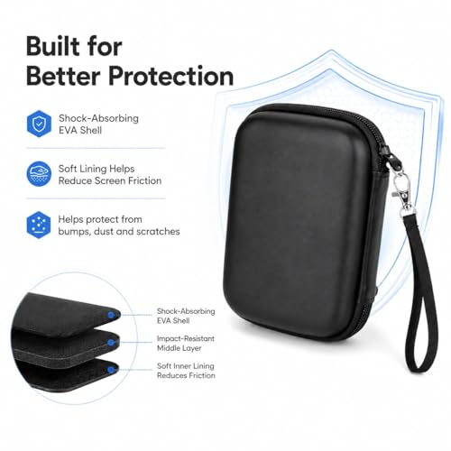 Image of Travel Router Case for NETGEAR Nighthawk 5G Mobile Hotspot M7 (MH7150), Portable WiFi 7 Router Storage Bag with Mesh Pocket & Detachable Strap, Hardying Case for RV, Travel & Remote (Case Only)