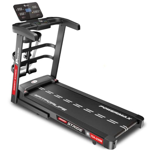 PowerMax Fitness TDA-230M 5HP DC Motorized Multifunction Treadmil...