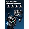 Men's Smart Watch with Earbuds,TWS Wireless Earphones for Android iOS Phones Smart Watches for Android iOS Answer/Make Calls Fitness Watch Heart Rate Step Calorie Counter Long Battery Life