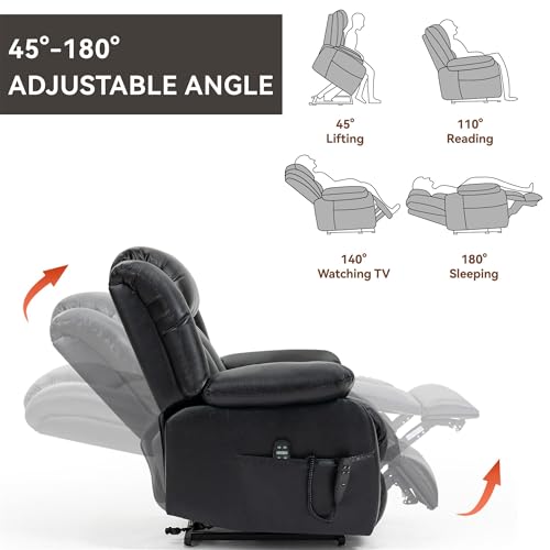 Sillón reclinable eléctrico ergonómico con masaje miniatura 5