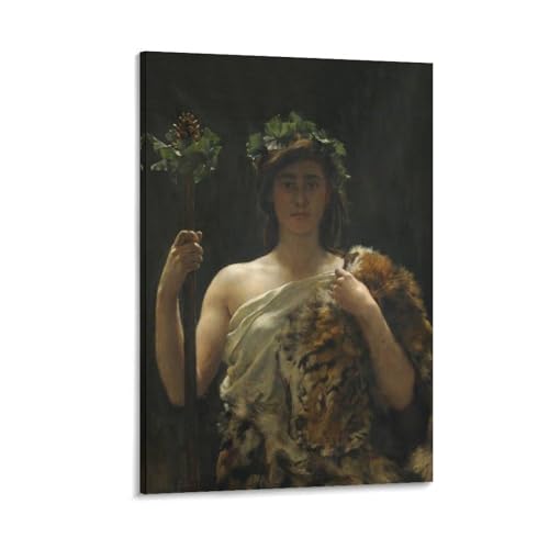 Impression sur toile motif jeune fille pour sublimer un mur vide