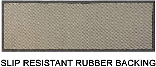 Stair Treads Skid Slip Resistant Backing Indoor Carpet Stair Treads Trellis Border Design 8 ½ Inch X 26 ¼ Inch (Set Of 15, Grey Black) #TOP3