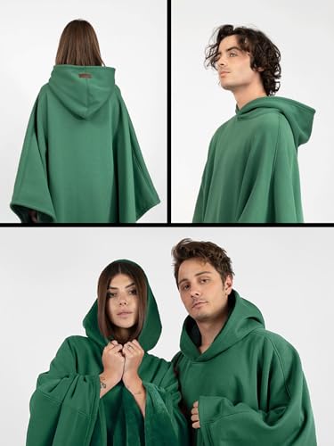 Image of FREE THE SHEEP Eden Hoodie - Oversized Weighted Hoodie Cloak with Ultra-Soft Faux Fur Liner