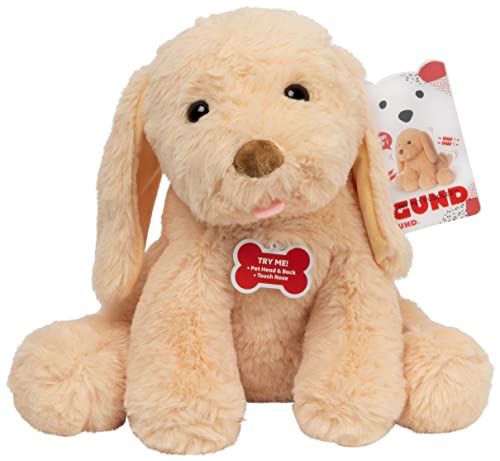 Gund Baby My Pet Puddles Animated Plush, Premium Stuffed Animal Barking Plush Puppy Dog For Ages 1 And Up, Yellow, 12” #TOP6