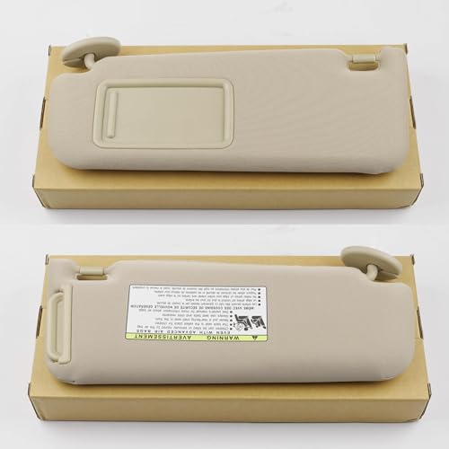 Dasbecan Sun Visor with Light Compatible with Toyota Camry 2012-2017 Beige by Dasbecan - Used condition - Image 6