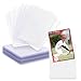 Swing Sports Hard Plastic Card Holders, 50ct - 3 x 4in Toploaded Card Holder Protective Sleeve Game and Sport Card Cover