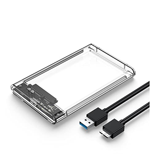 Caja externa transparente para disco duro 2.5" USB 3.0 miniatura 1