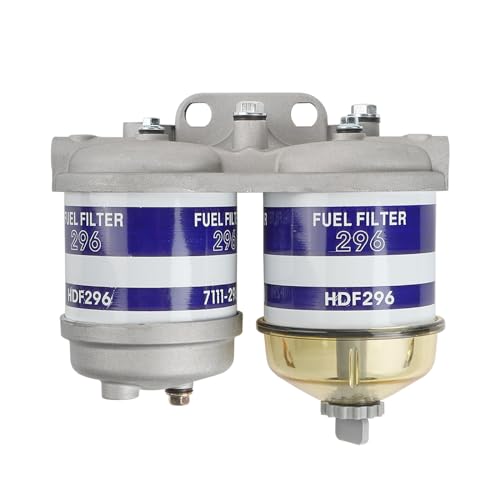 Double Fuel Filter Assembly Compatible With Ford Tractor Vehicle 2000