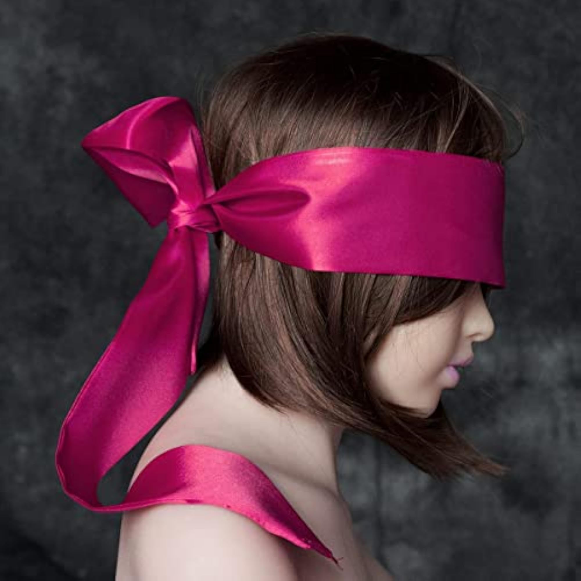 Adjustable Satin Blindfold/Eye Cover/Sleep Mask