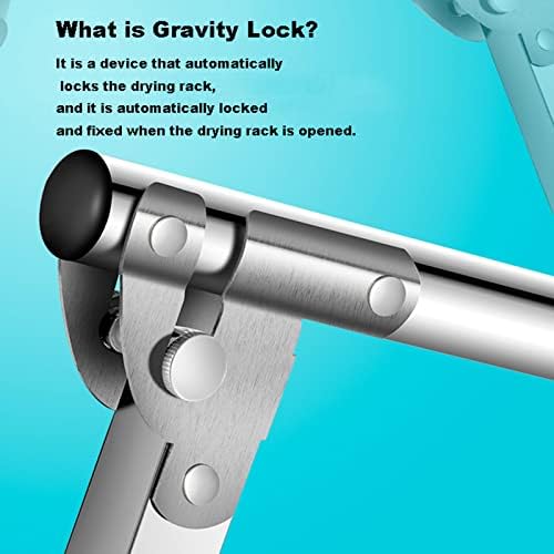 Adjustable Garment Rack, Clothes Racks for Hanging, Foldable Clothes Rack Extreme Stability Stainless Steel Compact for Foldable Easy Storage（200cm）