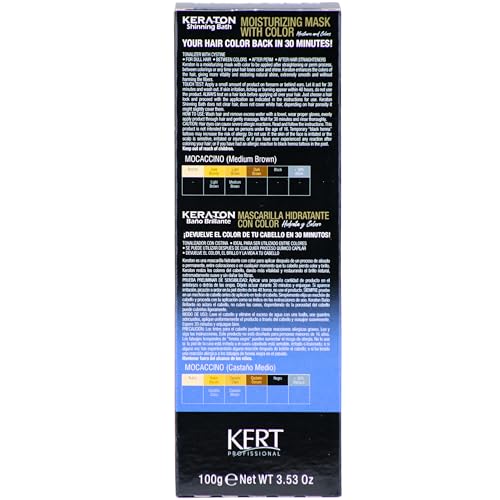 Keraton Tonalizante Banho de brilho 100g Mocaccino Castanho médio
