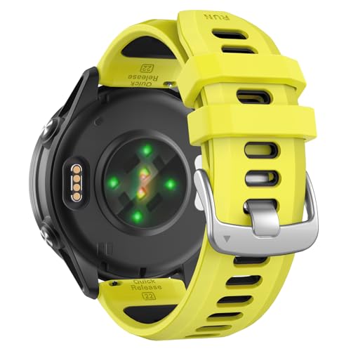 Velocarer �r���v�o���h Garmin Forerunner 570 47mm/Forerunner 265/Forerunner 255/Vivoactive 4/Venu 4 45mm/Venu 3/Venu 2�p 22mm �N�C�b�N�����[�X�X