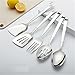 Ypysd 5 Sztuk/Zestaw Westerm Cutlery Zestaw Obiadowe Publiczne Forksy Noże Spoons Flatware Kuchnia Kolacja Zestaw Stołowych Zestaw Stołowych Zestaw naczyń (Color : Silver)