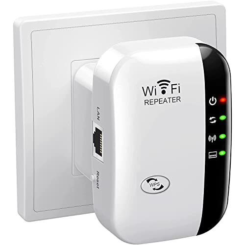 2023 WiFi Extender, WiFi Range Extender Signal Booster up to 3000sq.ft and 35 Devices, WiFi Repeater Internet Booster for Home, Access Point, Alexa Compatible