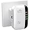 WiFi Extender Booster, WLAN Repeater Verstärker Bis Zu 5000sq.ft Mit Repeater/AP Modus, Long Range Amplifier Mit Ethernet Port Zu Allen Geräten, 1-Key Setup, Access Point