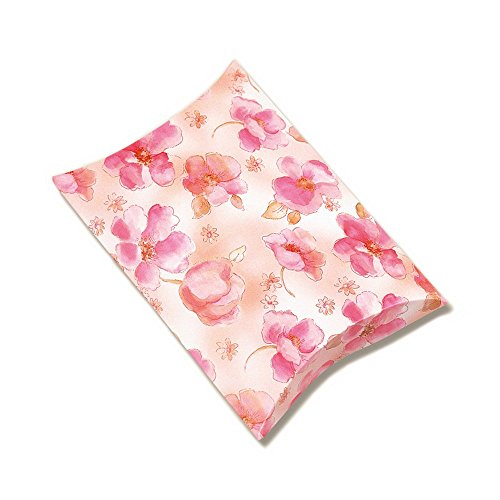 シモジマ シモジマ ヘイコー 箱 ギフトボックス ピロー型 AX-6 シフォンフラワー 11.5x14x3cm 10枚 006862244