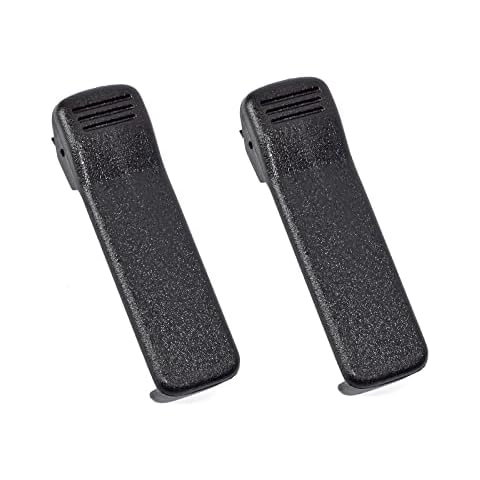 UAYESOK 2pcs Repalcement Radio HLN8255 Belt Clip Compatible with MOTOROLA CP040 CP200 CP140 CP150 GP300 GP88 DP1400 DEP450 GP3688 NNTN4497 NNTN4251 NNTN4970 NNTN4851 Walkie Talkie Two Way Radio Cover