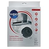 Wpro AKB000/1 ORIGINAL 2 Stück Aktivkohlefilter Kohlefilter Geruchsfilter Type 58 Rund Ø142mm Dunstabzugshaube auch Whirlpool Bauknecht 484000008782 482000009756 Indesit C00384666