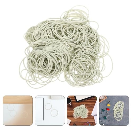 Bandas elasticas beige de goma para evitar la perdida de hojas y roturas de documentos 7