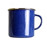 Relags Emaille Tasse, blau, 1 Stück (1er Pack)