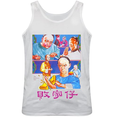 URBAN SHAOLIN Mens The Prodigal Son Martial Arts/Kung Fu Film Regular Fitted Vest Top Vest Top, Xtra Large, White