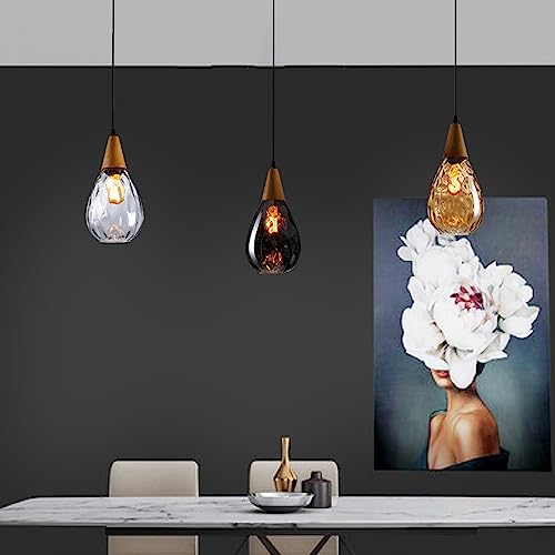 Mini candelabro de gota para mesita de noche en salón de diseño moderno 7