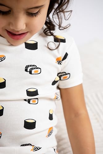 Image of monica + andy unisex-baby Organic Two-piece Shorty Pajama Set