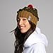 Neff Women's One Size Cupcake Beanie Hat, Chocolate