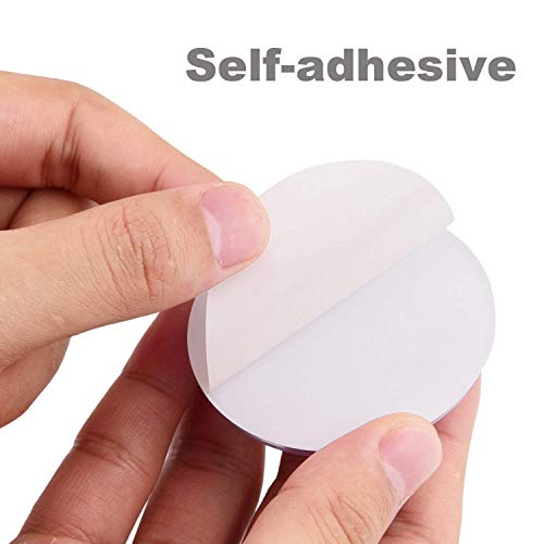 Onwon 10 peças de olhos arregalados grandes de 40 mm com acessório autoadesivo para decorações de fe