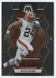 2023 PANINI MOSAIC #49 NICK CHUBB CLEVELAND BROWNS FOOTBALL OFFICIAL TRADING CARD OF NFL