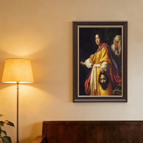 Toile Judith avec la tête d'Holopherne pour décor de bureau - 4
