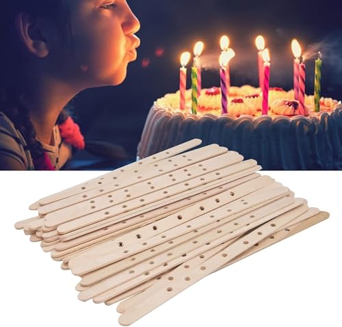 50 Soportes de Mechas de Madera para Velas miniatura 4