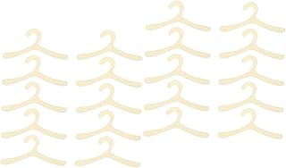Cabilock 20 pcs pet Hanger Toddler Hanger Kids Clothing Hangers Dog Clothes Hangers Cats Clothes Rack Dogs Childrens Hangers for Clothes Pet Clothes Hanging Rack Decorate White Plastic Baby