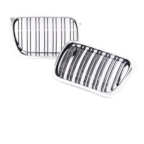 Calandre double ligne chromée argent pour BMW E36 LCI de 1997 à 1999