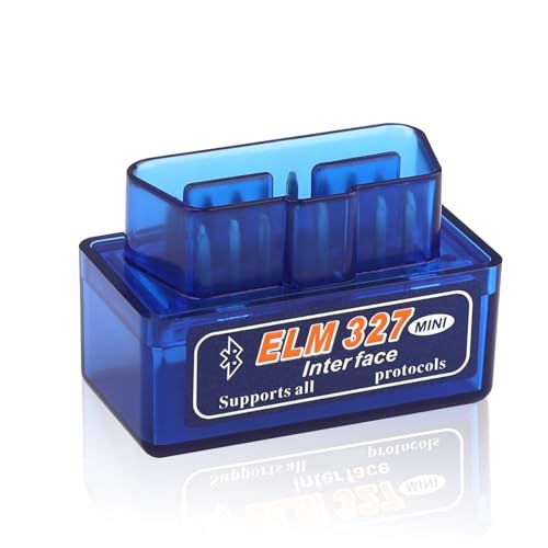 OBD 2 Diagnosis Bluetooth, Herramienta Coche Auto Diagnónstico y Análisis, ELM 327 Lector y Herramienta de Análisis y Diagnostico, Maquina Diagnosis Coche de Fallos y Errores