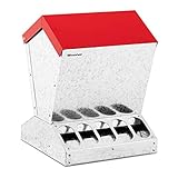 Wiesenfield WI-CF-200 Futterautomat Hühner Kapazität 11,5 kg Hühnerfutterautomat Hühner Futterspender Geflügelfutterautomat