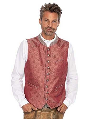 Stockerpoint Weste Wallace Trachtenwesten, Rosso