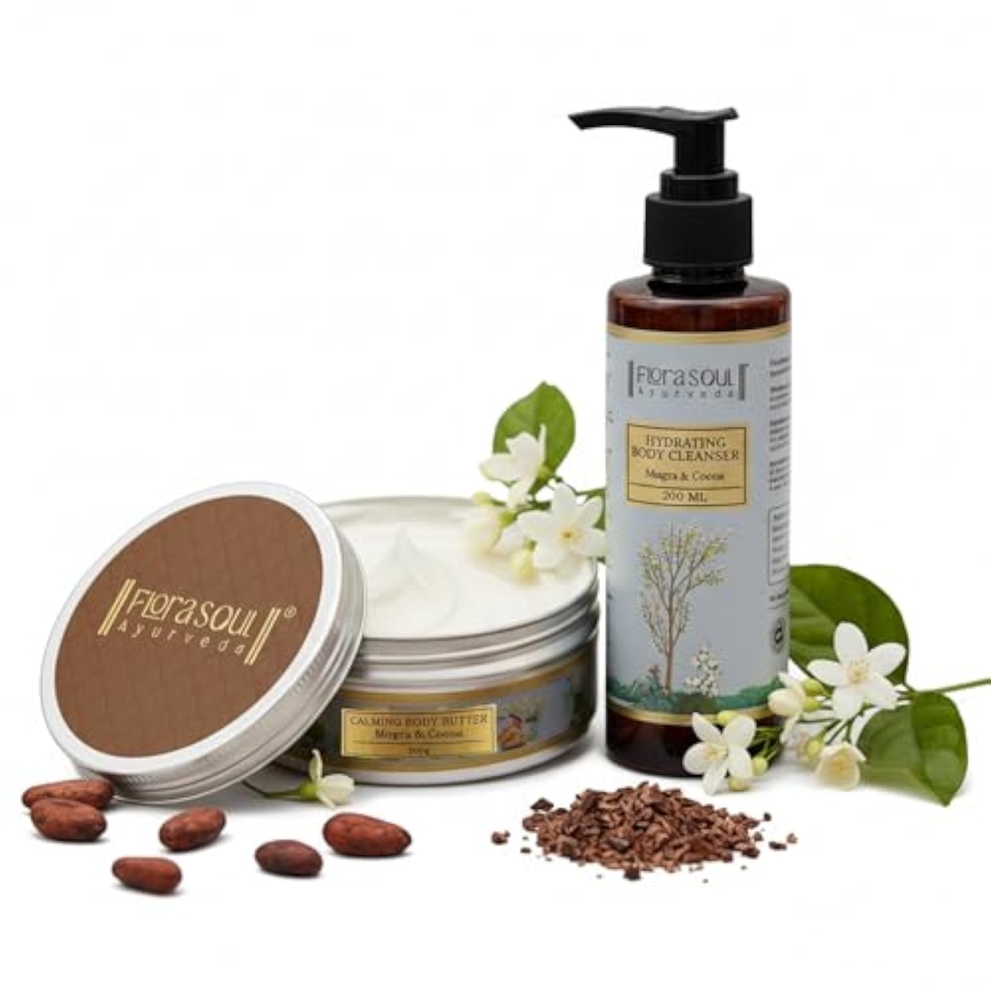 Ayurveda Hydrating Bodycare Combo, Cleanser & Butter