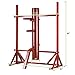 Geniqua Red Wood Wing Chun Adjustable Frame Target Training Dummy IP Man Martial Arts Traditional Mook Yan Jong Kung Fu