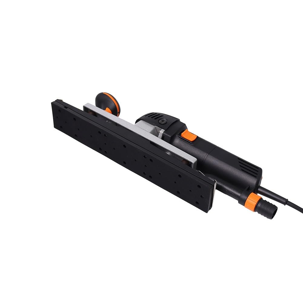 70x400mm długie łóżko elektryczna szlifierka oscylacyjna, 500W zmienna prędkość 3200-7000RPM do automatycznego szpachlowania ścian drewnianych do szlifowania płyt kartonowo-gipsowych