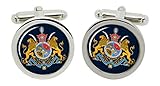 Gift Shop Iran Manschettenknöpfe mit Wappen, rund, in Box