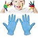 Produktbild N+C Einweg Handschuhe aus Nitril für Kinder (20 Stück/100 Stück), DIY Schutz Handschuhe für Basteln, Malen, Putzen, Kochen und Kostüm (20pcs)