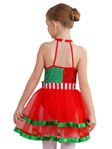 Disfraz de Navidad para niñas con tutú y lentejuelas miniatura 2