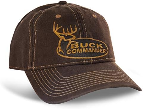 BUCK COMMANDER Brown Logo Cap Logo Brown Hat