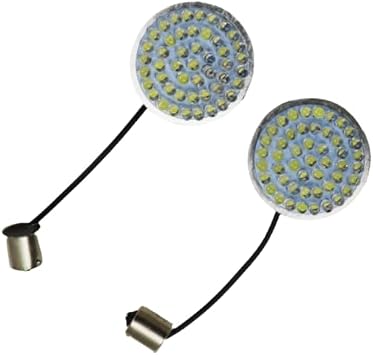 Motorcycle Turn Signal Indicator Light LED Panel for Harley-Davidson universal 1156 Amber