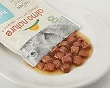 Almo Nature Urinary Help - Feuchtnahrung für ausgewachsene Katzen mit Fisch, mit Huhn - 70g, Packung mit 6