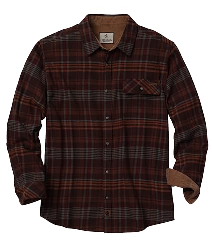 Legendary Whitetails Men's Flannel Shirt Long Sleeve Button Down 100% Cotton