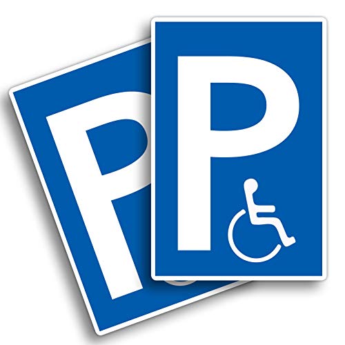Strobo - 2 pannelli per parcheggio per disabili