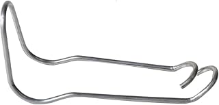 Greenhouse Glazing Wire Clips for Steel Tube, 10 Piece Silver Steel Wire