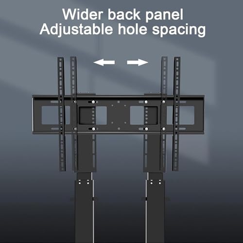 Support TV reglable de plafond avec telecommande et mecanisme de levage electrique fluide - 5
